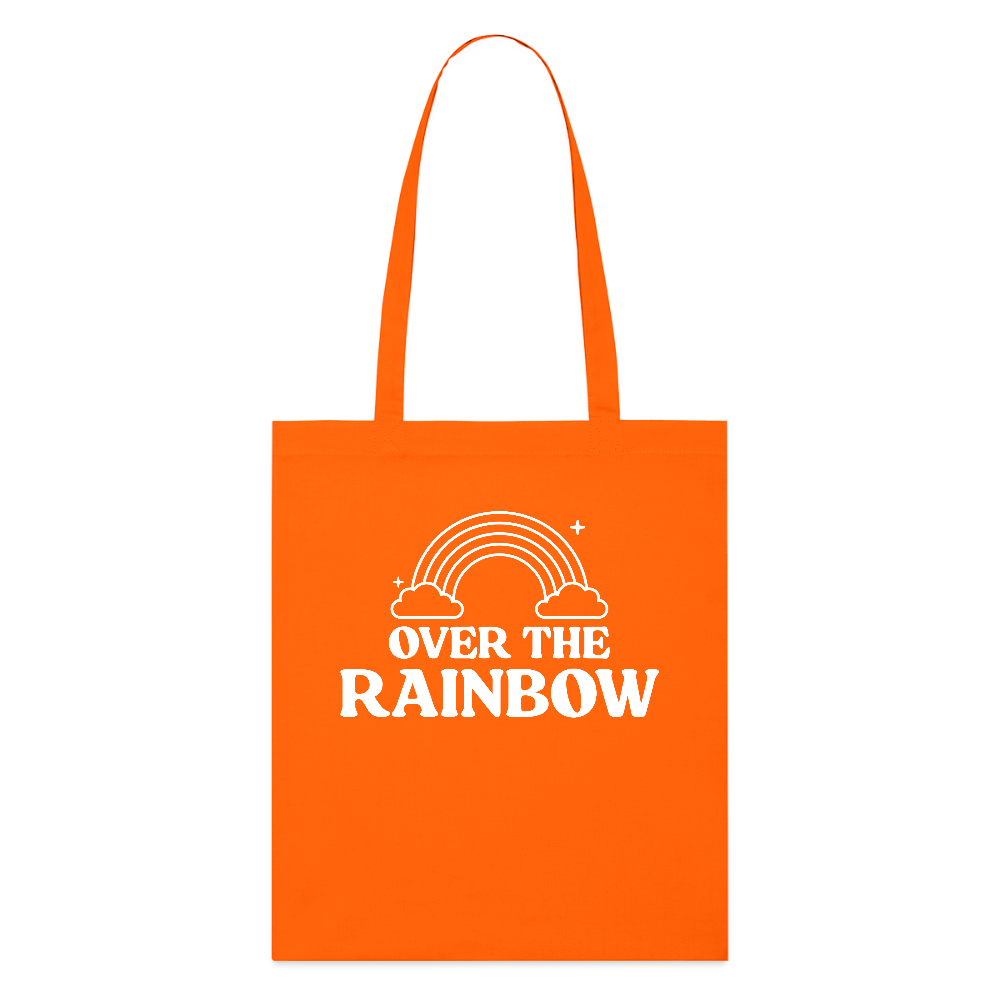 Over the Rainbow | Pride Bio-Stoffbeutel - Tieforange