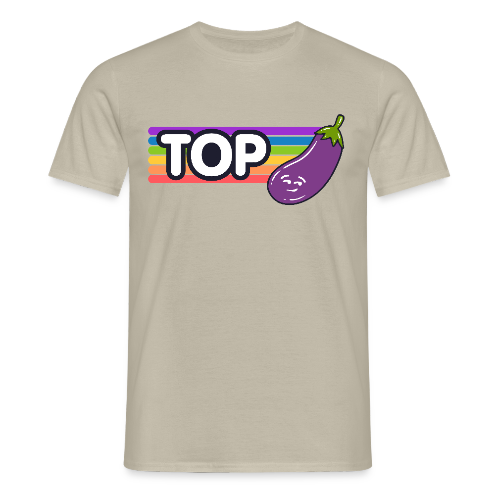 Top Gay | Pride T-Shirt - Sandbeige