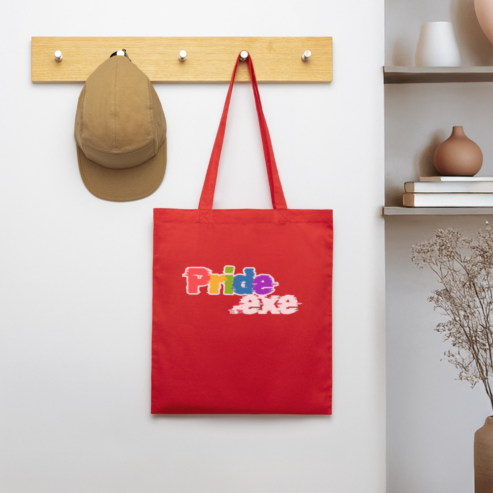 Pride.exe | Pride Bio-Stoffbeutel - Rot