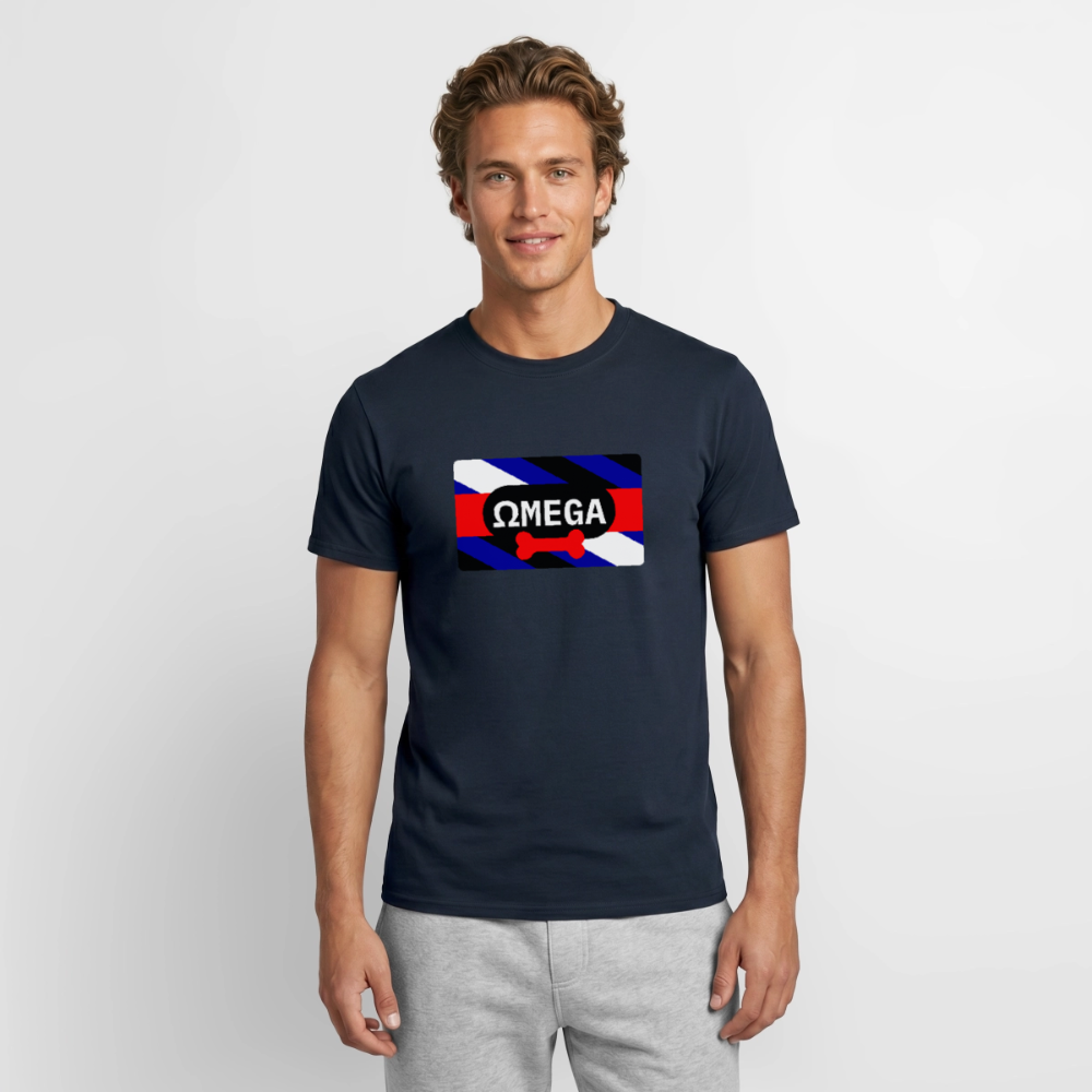 OMEGA Puppy Flag | Puppy Kink Pride T-Shirt - Navy
