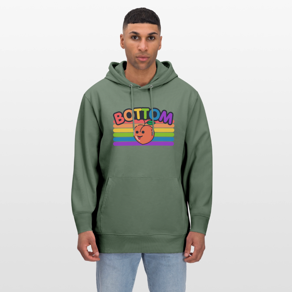 Bottom Gay | Pride Bio-Hoodie Unisex - Tanngrün