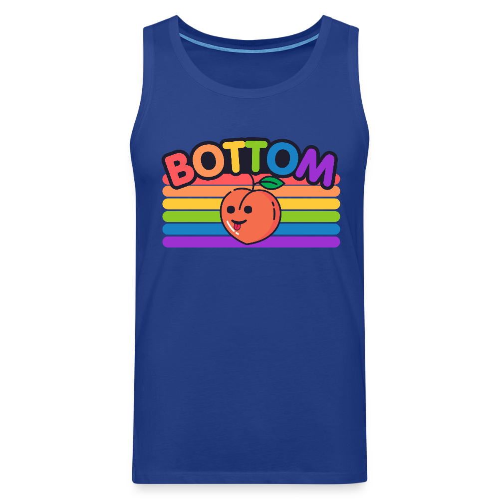 Bottom Gay | Pride Premium Tank Top - Königsblau