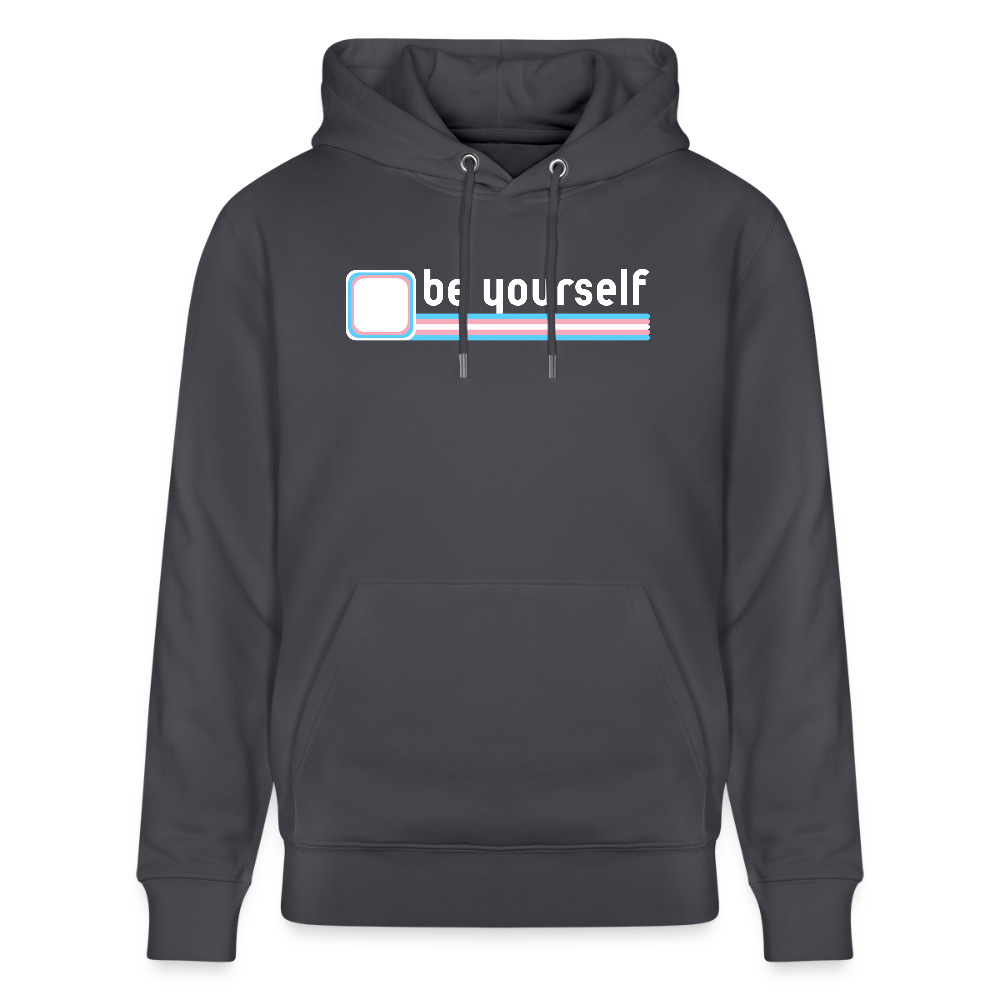 "be yourself" | Trans Pride Bio-Hoodie Unisex - Indigoblau