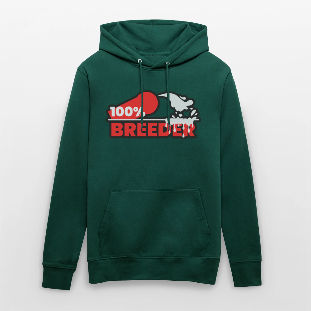 100% BREEDER | Kink Fetish Pride Bio-Hoodie Unisex - Forest