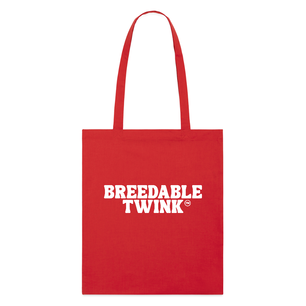Breedable Twink™ | Kink Fetish Pride Bio-Stoffbeutel - Rot