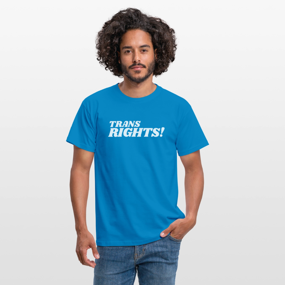 Trans Right! | Pride T-Shirt - Royalblau