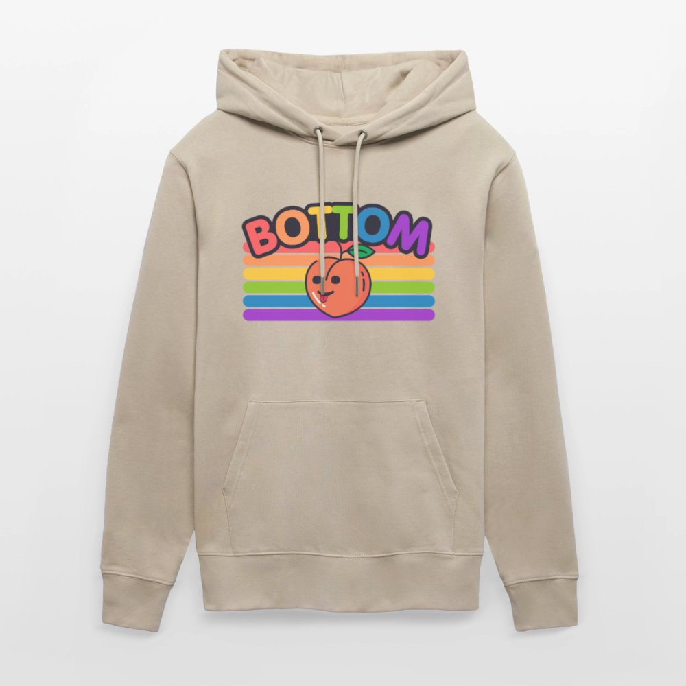Bottom Gay | Pride Bio-Hoodie Unisex - Beige