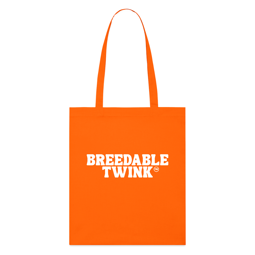 Breedable Twink™ | Kink Fetish Pride Bio-Stoffbeutel - Tieforange