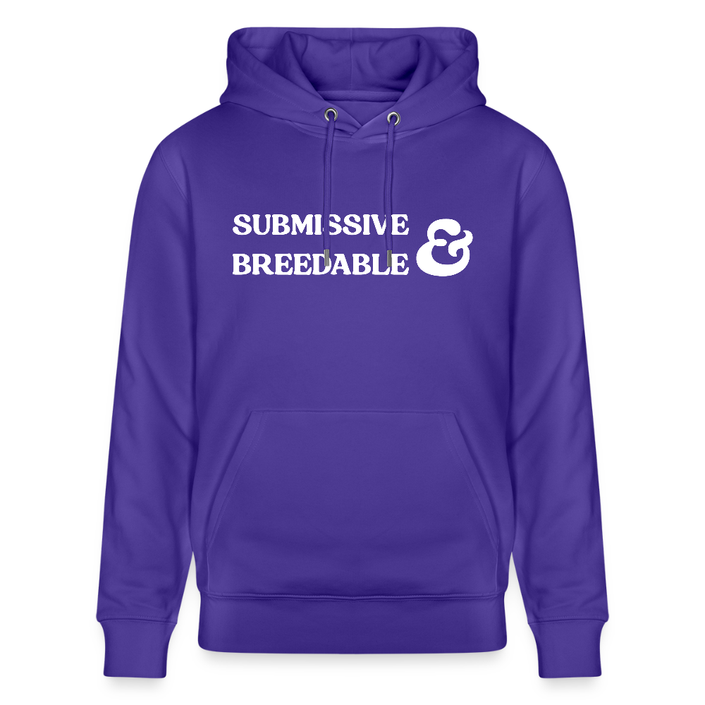 Submissive & Breedable | Kink Fetish Pride Bio-Hoodie Unisex - Purple Love