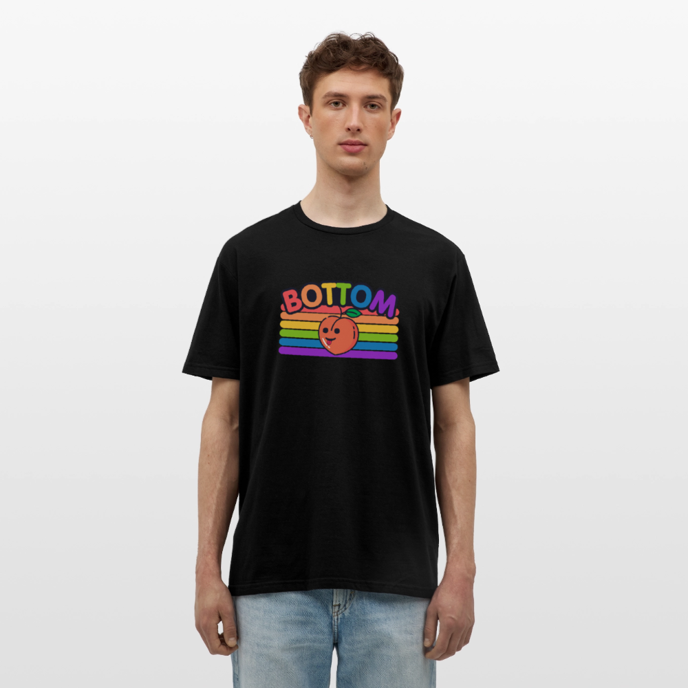 Gay Bottom | Pride T-Shirt - Schwarz