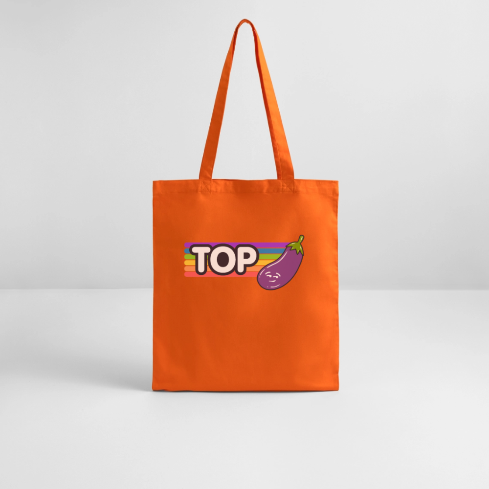 Top Gay | Pride Bio-Stoffbeutel - Tieforange