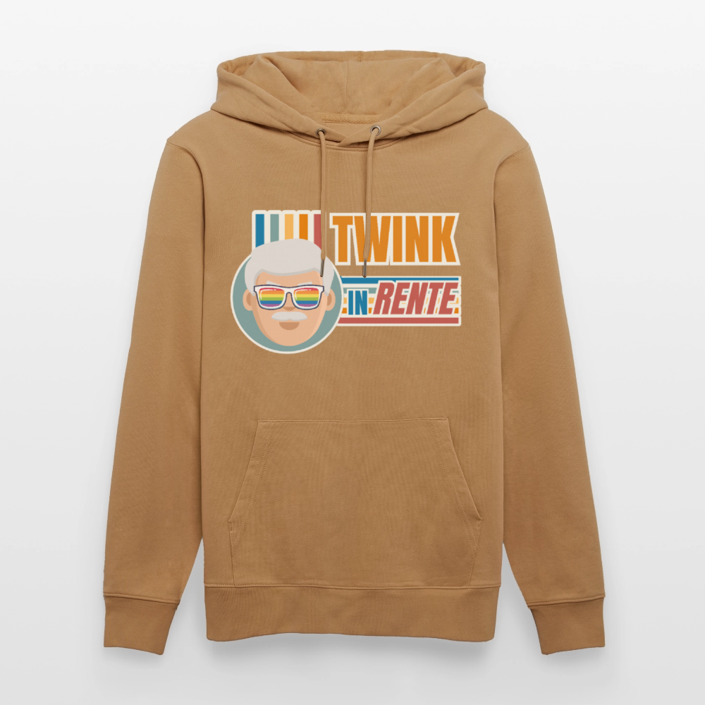 Twink in Rente! | Pride Bio-Hoodie Unisex - Karamell