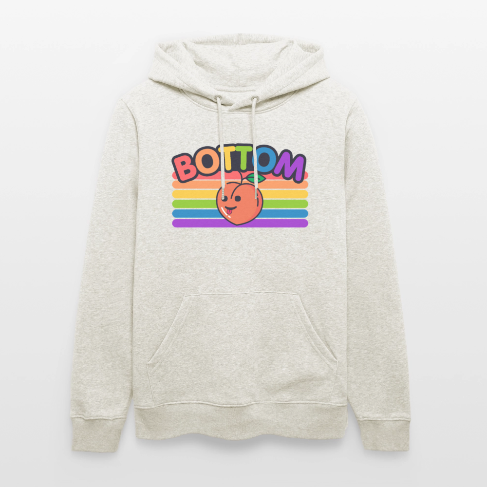 Bottom Gay | Pride Bio-Hoodie Unisex - Beige meliert
