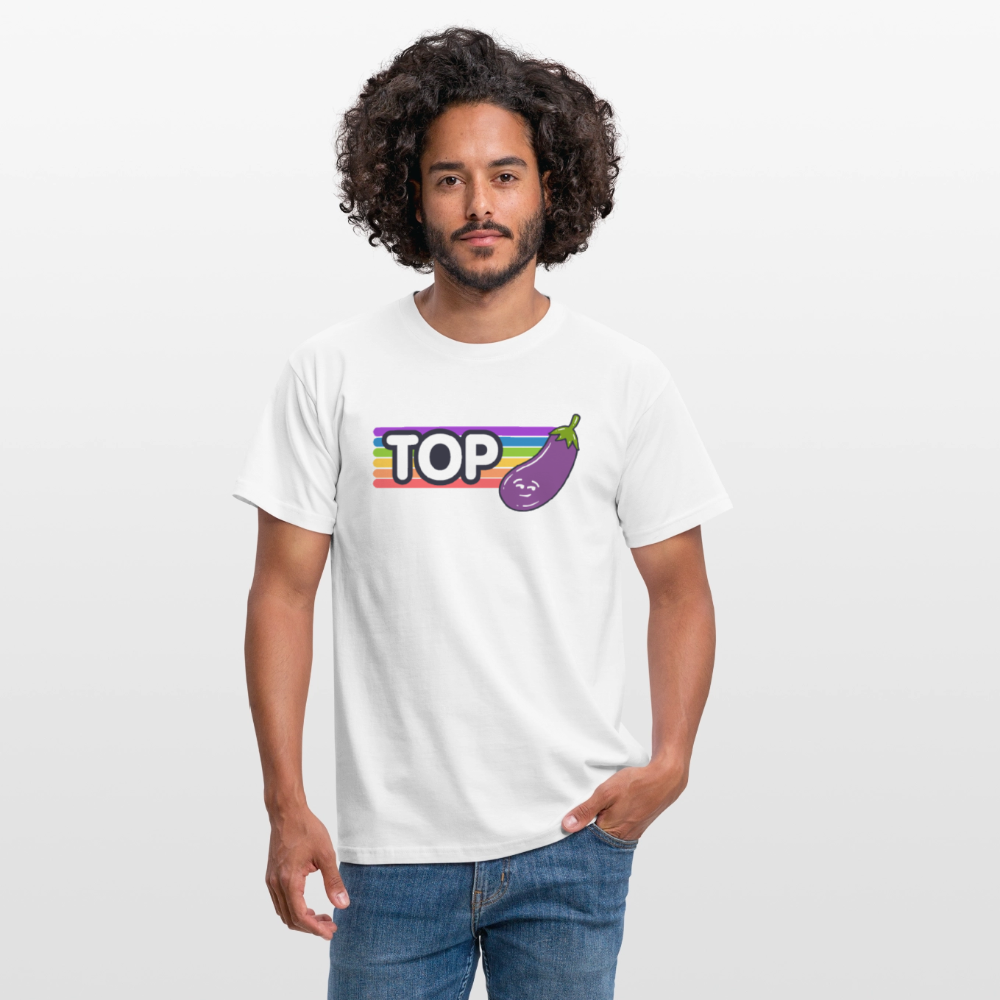 Top Gay | Pride T-Shirt - Weiß