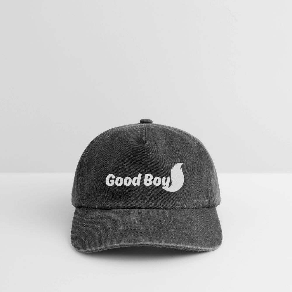 Good Boy | Furry / Puppy Pride Vintage Cap - Vintage Schwarz