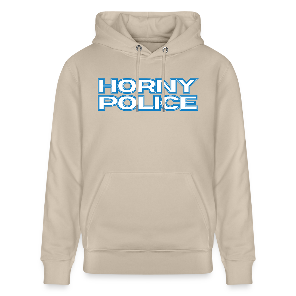 HORNY POLICE | Kink Fetish Pride Bio-Hoodie Unisex - Beige