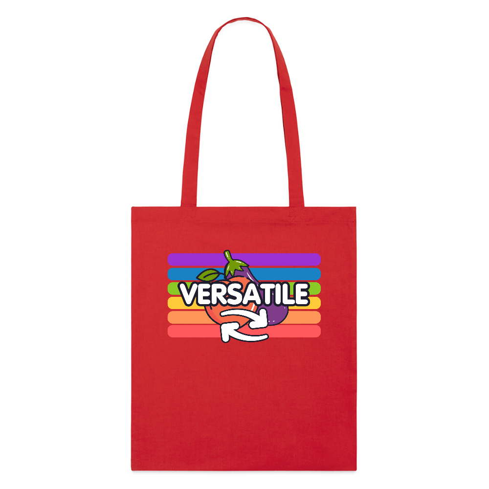 Versatile Gay | Pride Bio-Stoffbeutel - Rot