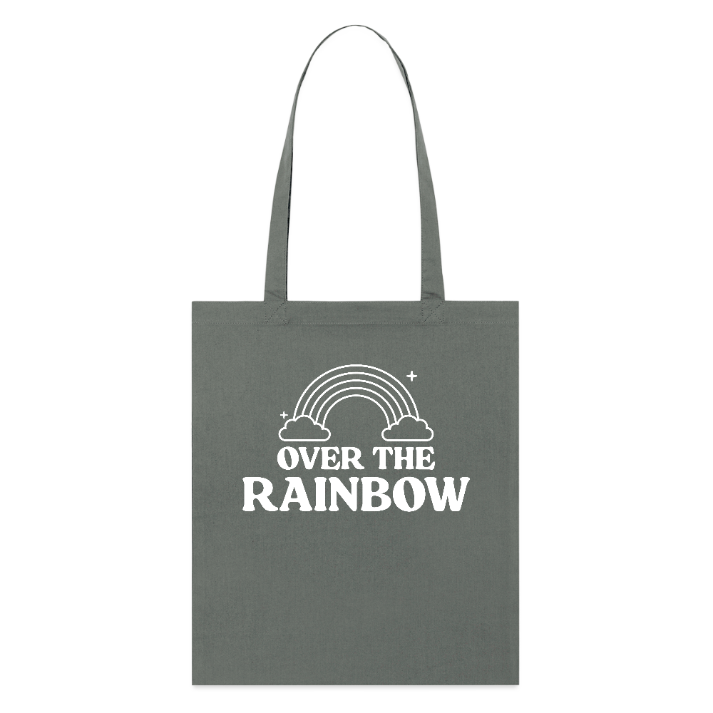 Over the Rainbow | Pride Bio-Stoffbeutel - Anthrazit