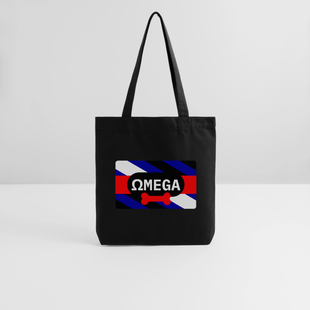 OMEGA Puppy Flag | Puppy Kink Pride | Stanley/Stella recycelter Heavyweight Stoffbeutel - Schwarz