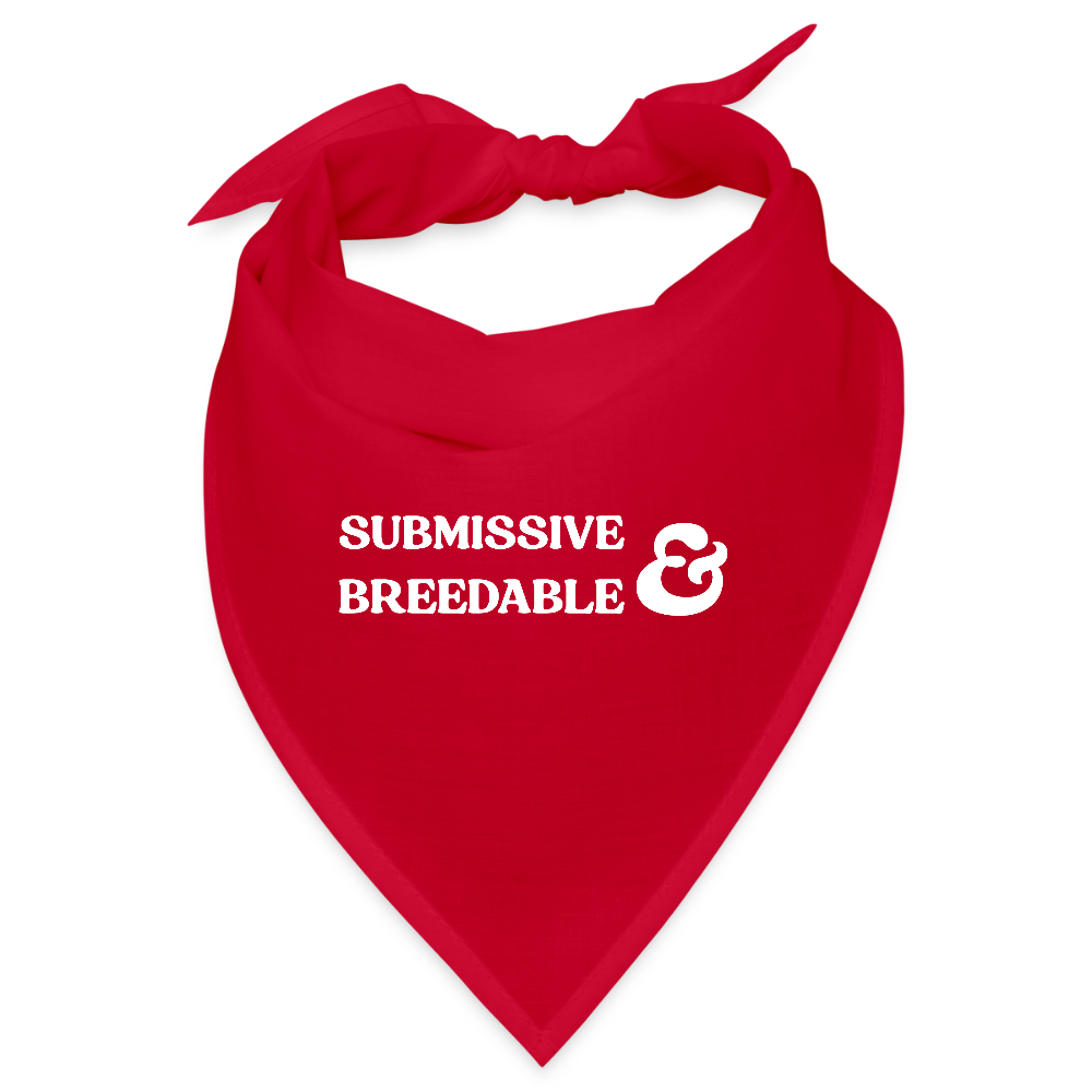 Submissive & Breedable | Kink Fetish Pride Bandana - Rot