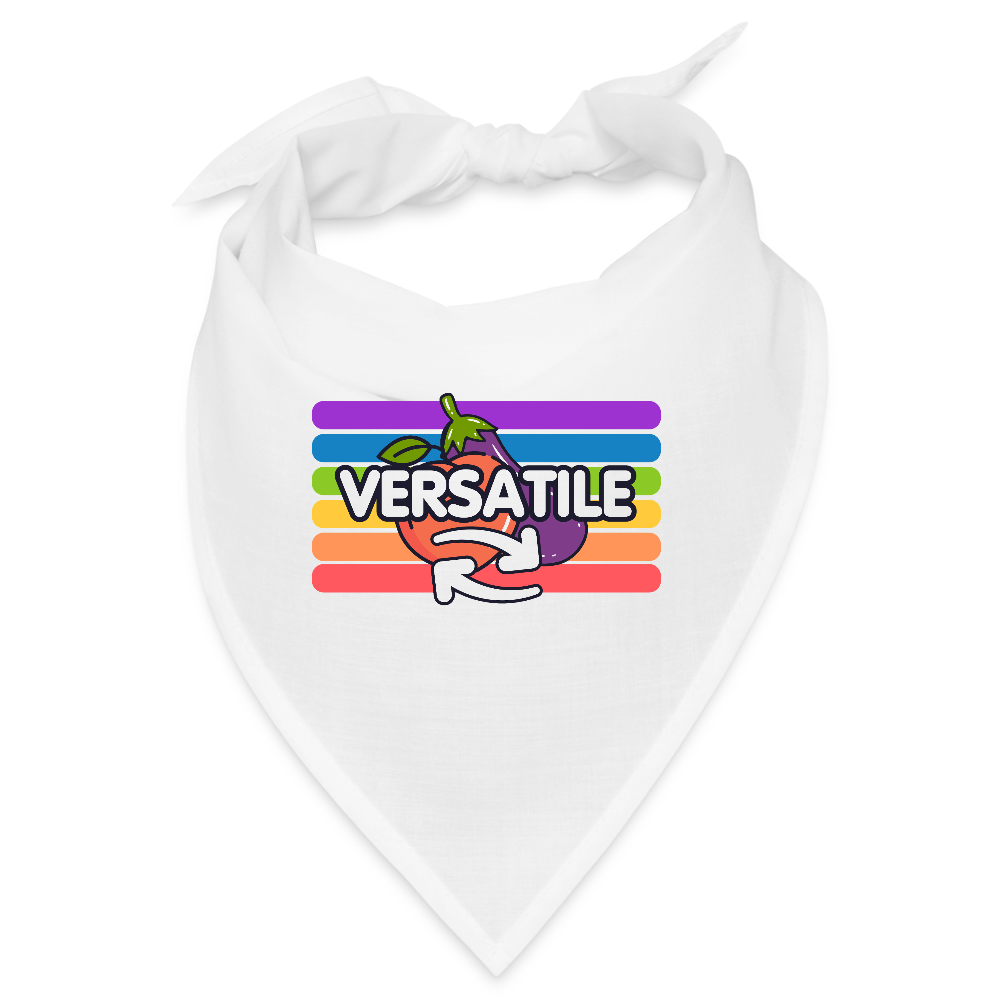 Versatile Gay | Pride Bandana - Weiß