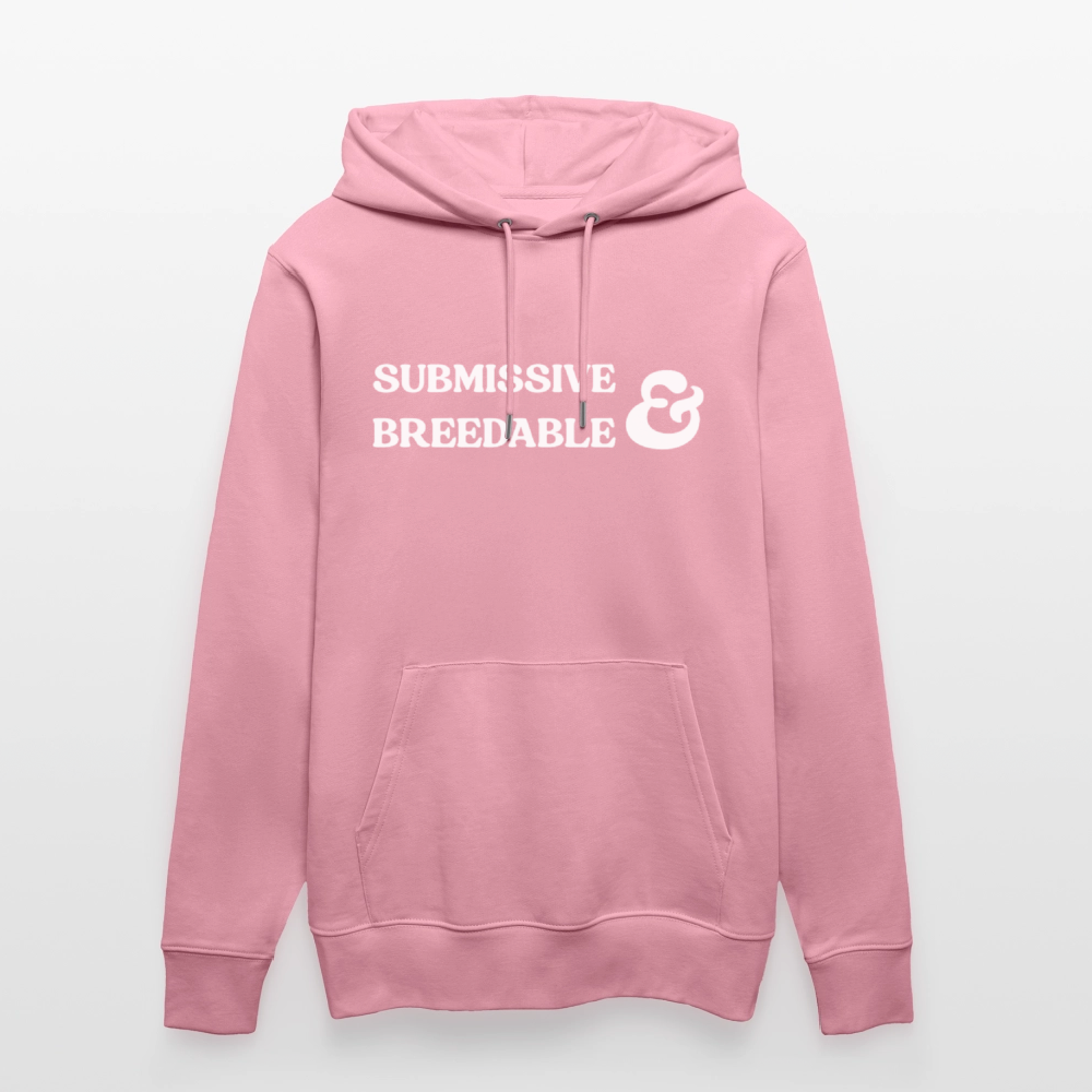 Submissive & Breedable | Kink Fetish Pride Bio-Hoodie Unisex - Lila Traum
