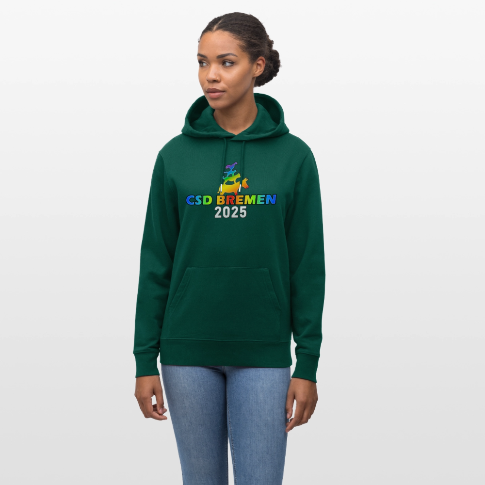 CSD Bremen 2025 Pride Unisex Bio-Hoodie - Forest