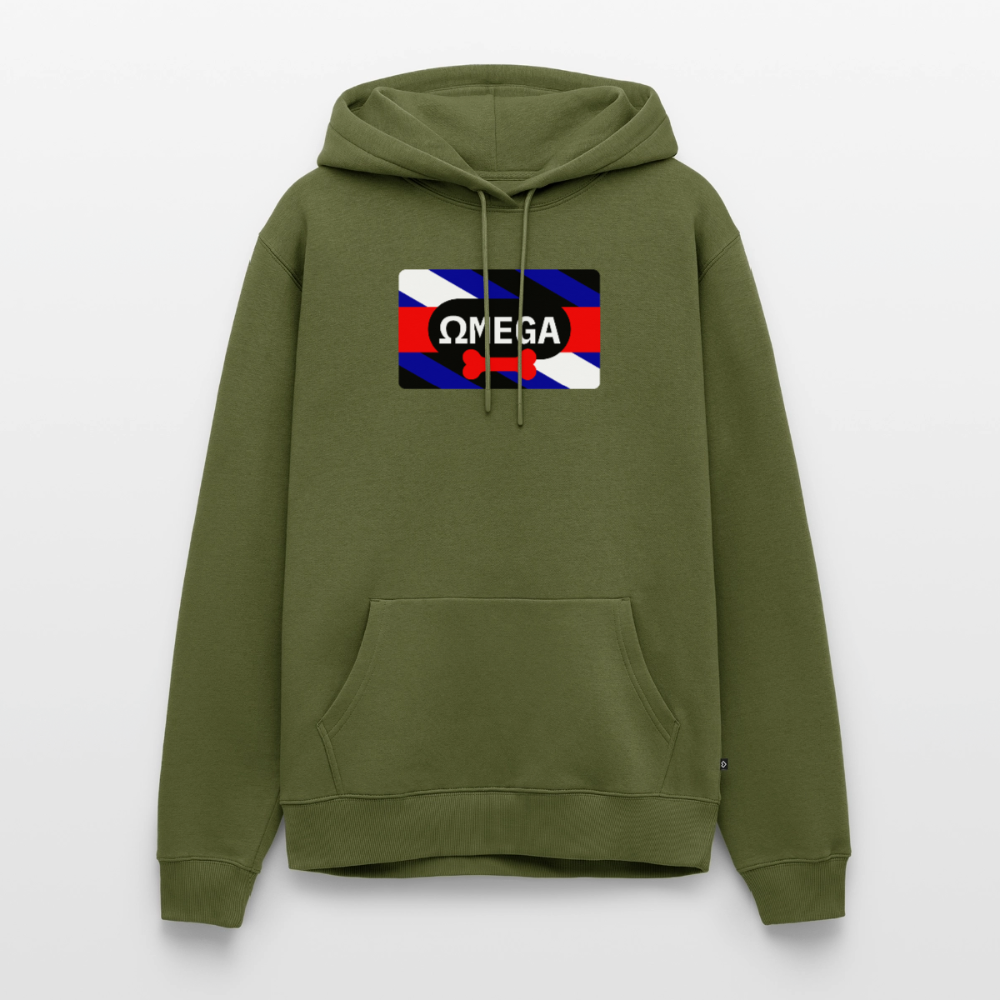 OMEGA Puppy Flag | Puppy Kink Pride Bio-Hoodie Unisex - Khaki