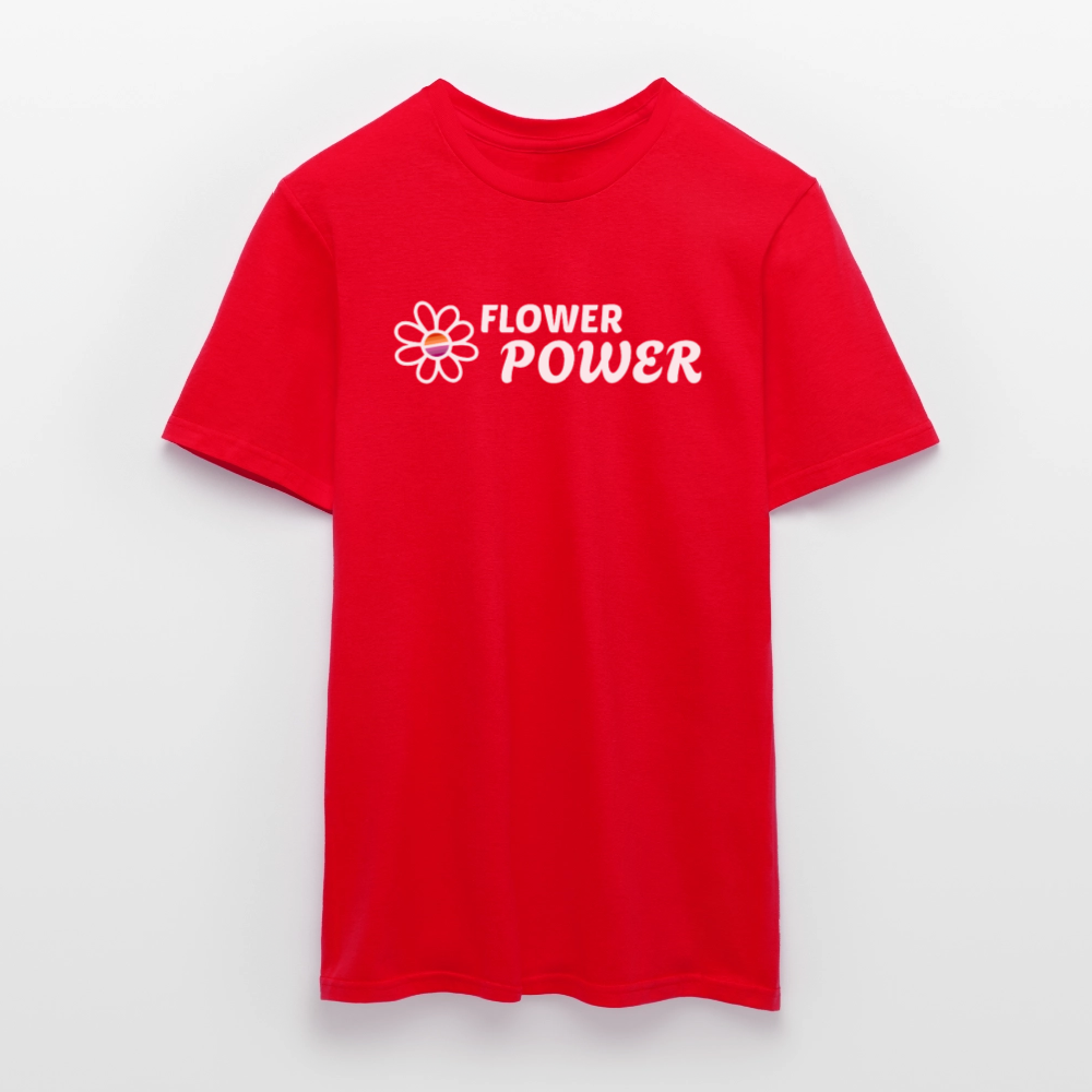 Flower Power! | Lesbian Pride T-Shirt - Rot