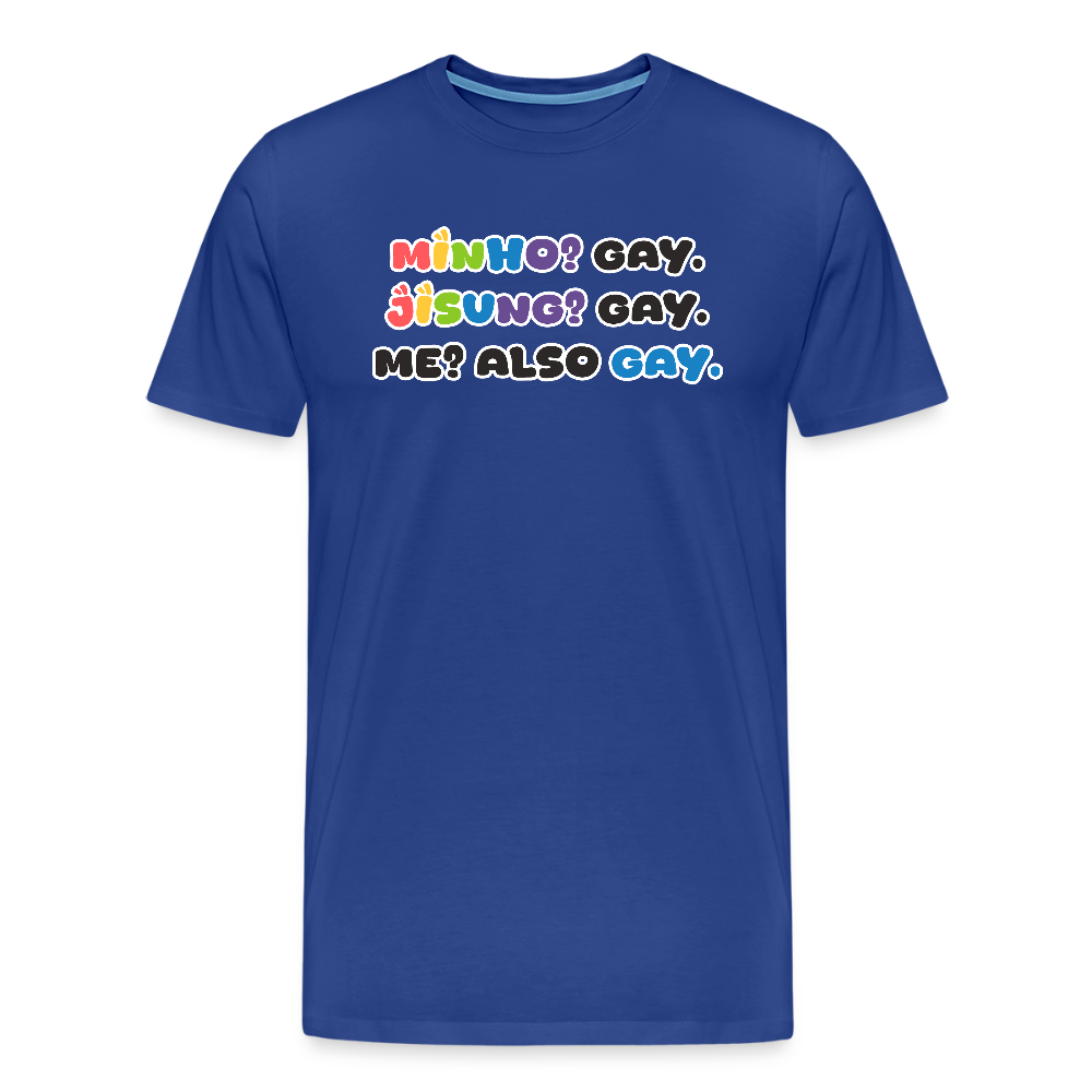 Minsung - Minho & Jisung - Pride T-Shirt - Königsblau