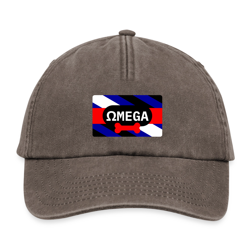 OMEGA Puppy Flag | Puppy Kink Pride Relaxed Vintage Cap - Vintage Braun