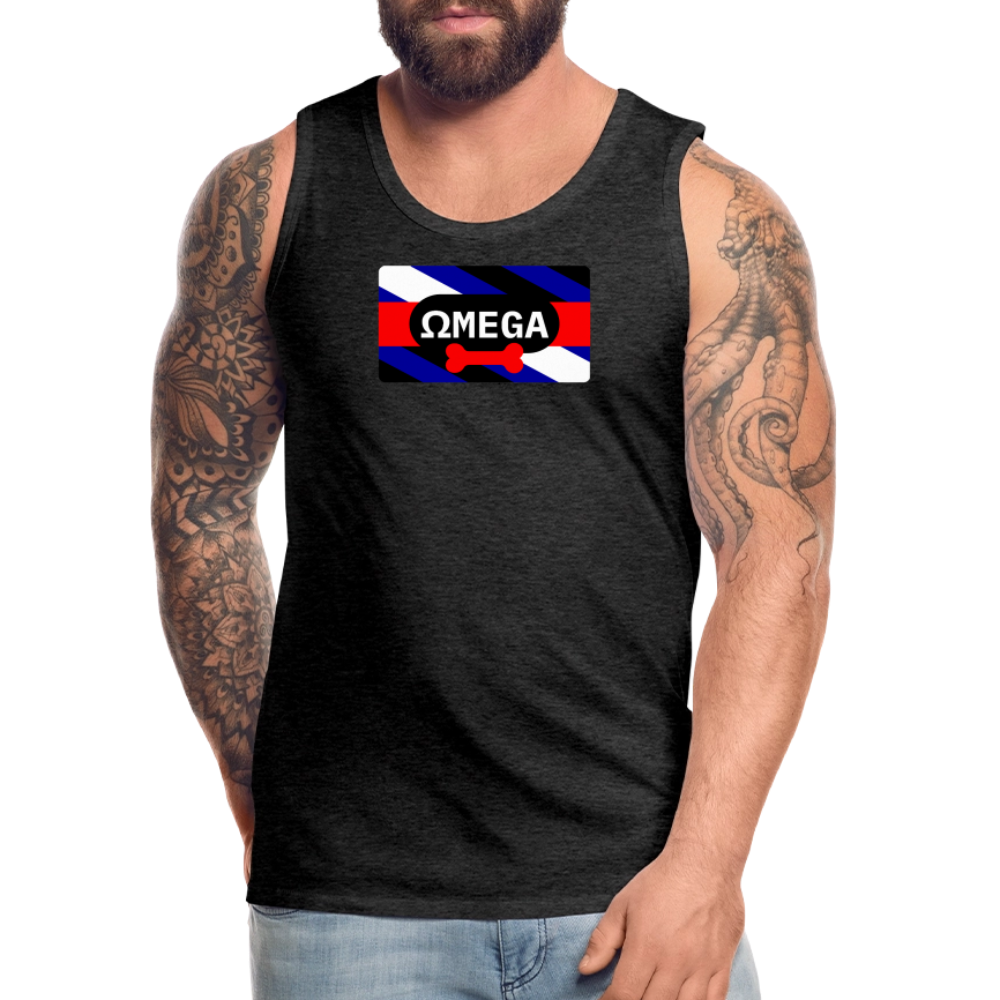 OMEGA Puppy Flag | Puppy Kink Pride | Premium Tank Top - Anthrazit