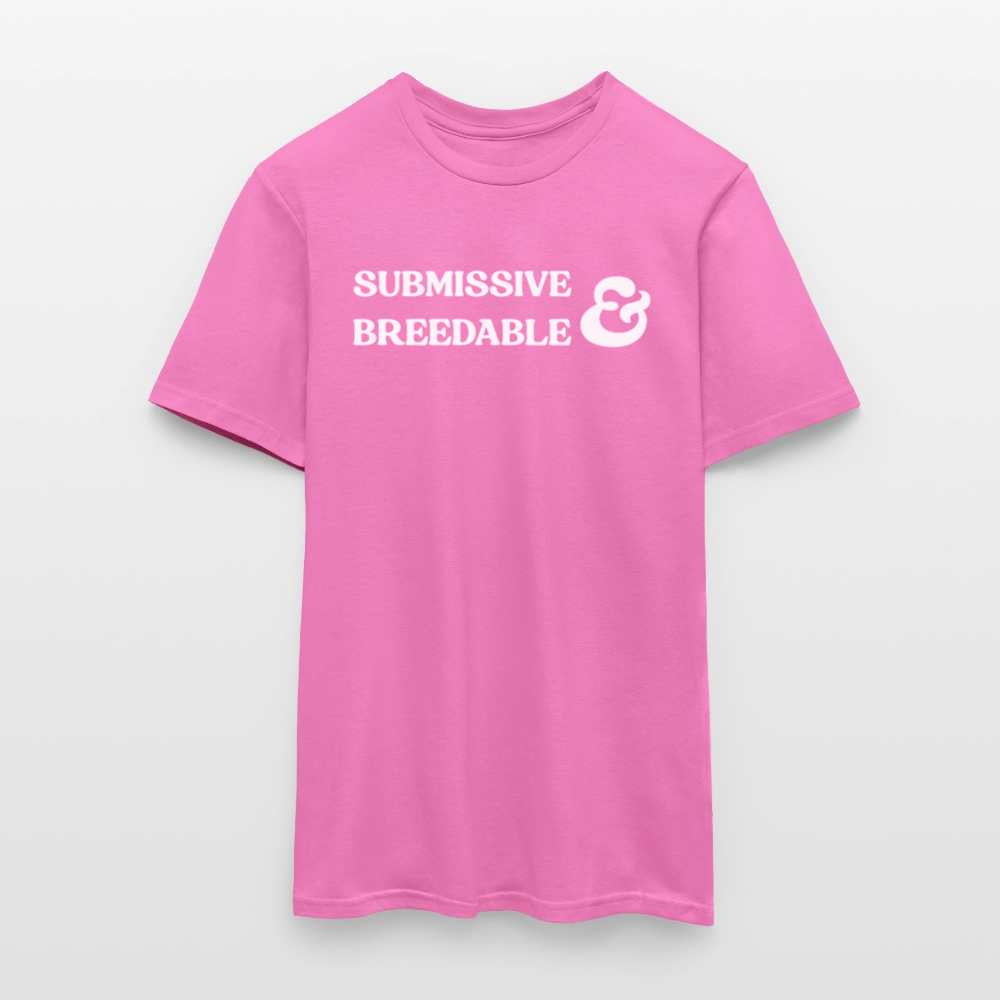 Submissive & Breedable | Kink Fetish Pride T-Shirt - Pink