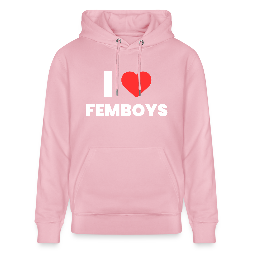 I LOVE FEMBOYS | Kink Fetish Pride Bio-Hoodie Unisex - Hellrosa