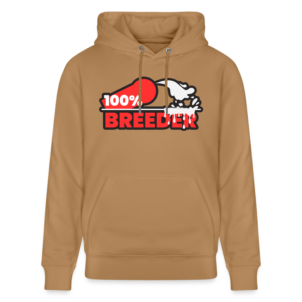 100% BREEDER | Kink Fetish Pride Bio-Hoodie Unisex - Karamell