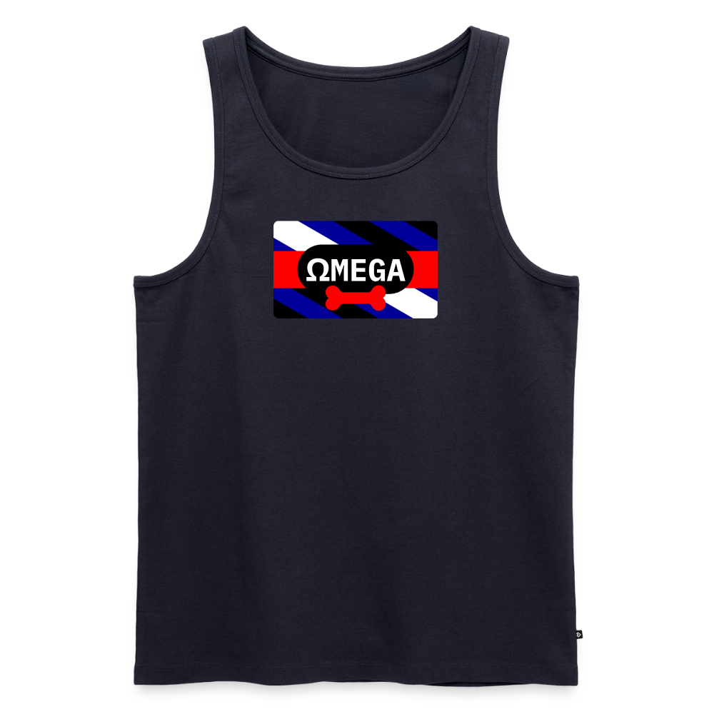 OMEGA Puppy Flag | Puppy Kink Pride | Premium Tank Top - Navy