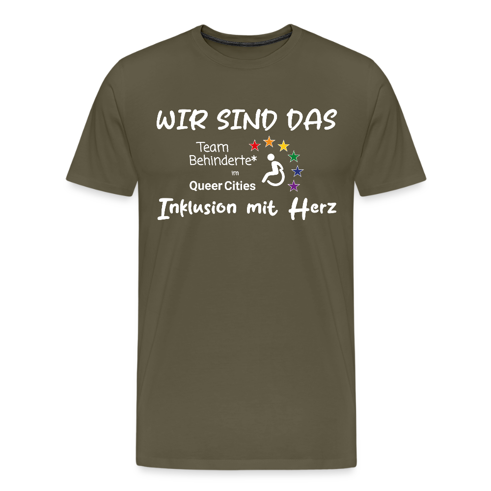 Team Behinderte – Inklusion mit Herz | Solidaritäts-Shirt - Khaki