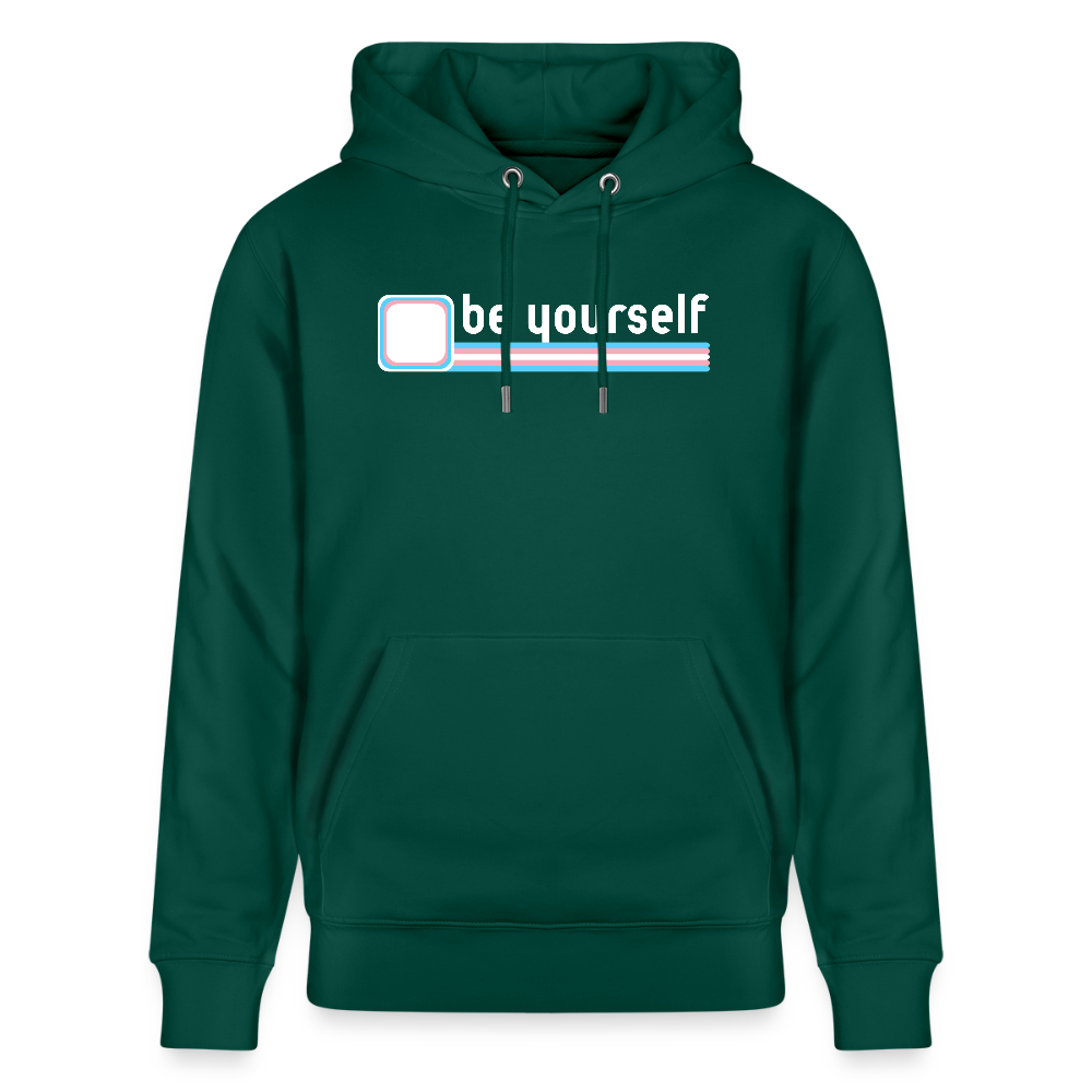 "be yourself" | Trans Pride Bio-Hoodie Unisex - Forest
