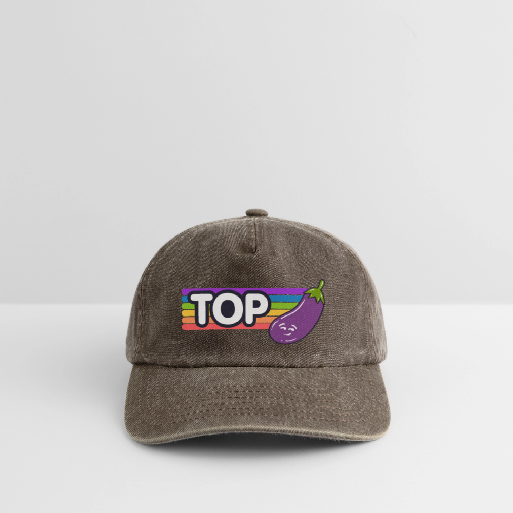 Top Gay | Pride Vintage Cap - Vintage Braun