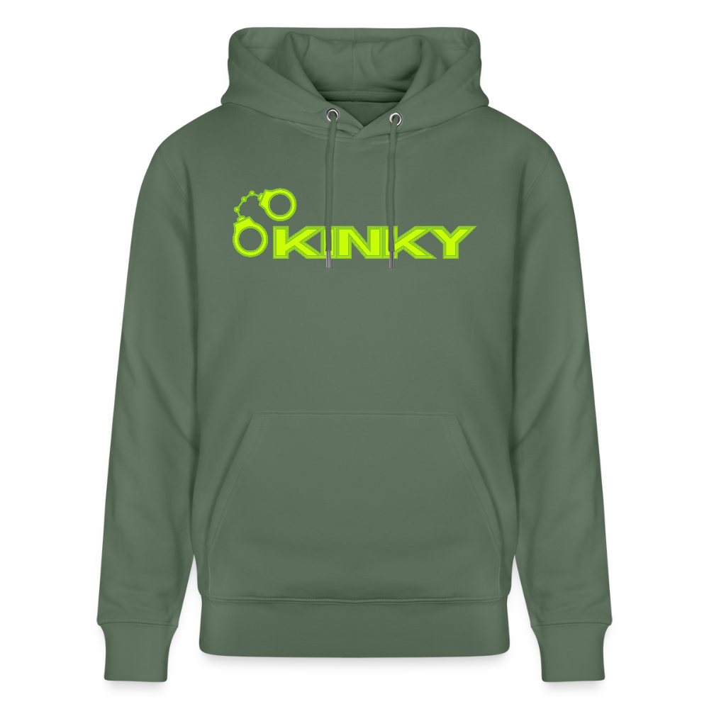 KINKY | Kink Fetish Pride Bio-Hoodie Unisex - Tanngrün