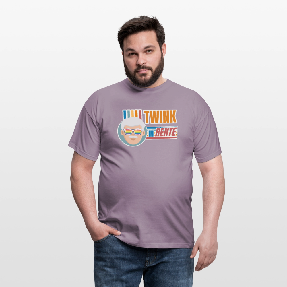 Twink in Rente! | Pride T-Shirt - Lilagrau