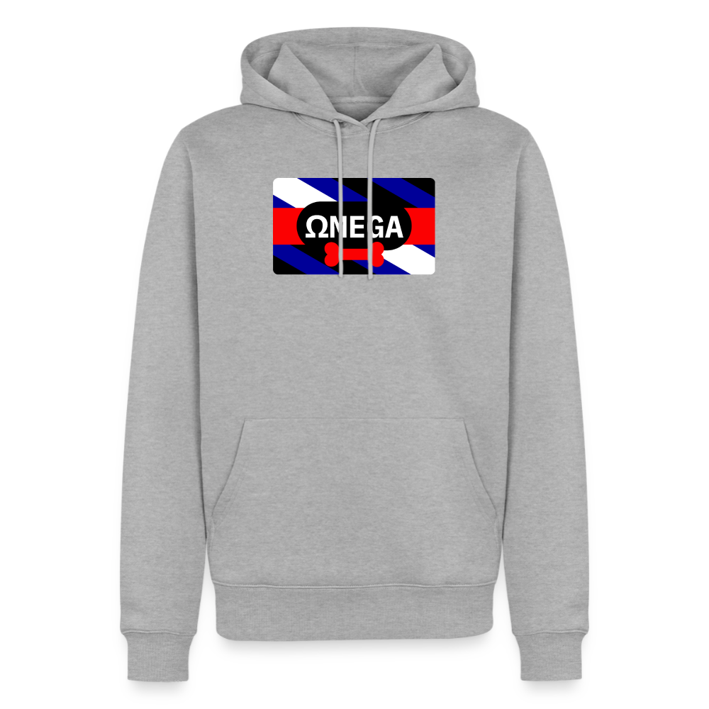OMEGA Puppy Flag | Puppy Kink Pride Bio-Hoodie Unisex - Grau meliert