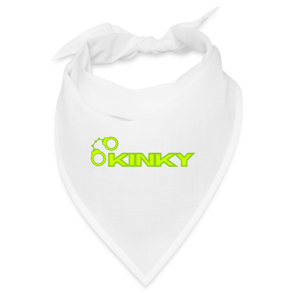 KINKY | Kink Fetish Pride Bandana - Weiß