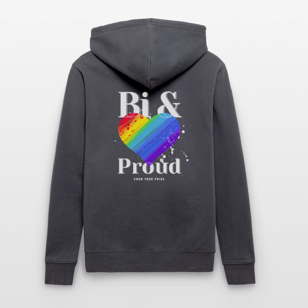 Bi & Proud | Pride Bio-Hoodie Unisex - Indigoblau