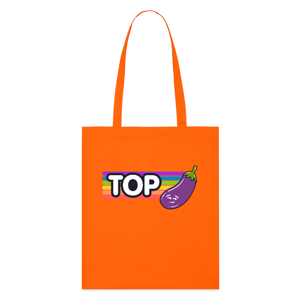 Top Gay | Pride Bio-Stoffbeutel - Tieforange