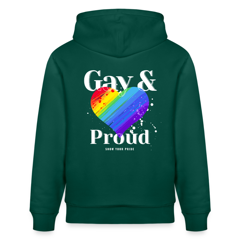 Gay & Proud | Pride Bio-Hoodie Unisex - Forest
