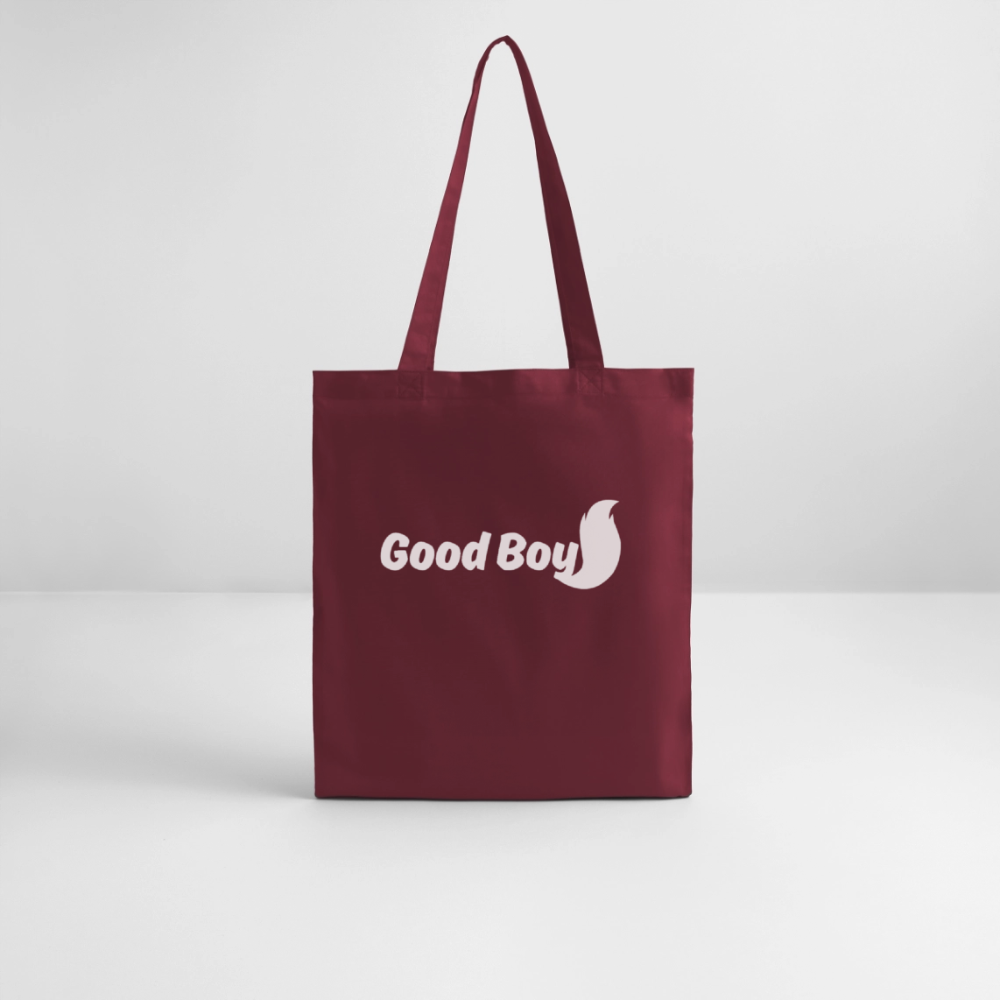 Good Boy | Furry / Puppy Pride Bio-Stoffbeutel - Burgunderrot