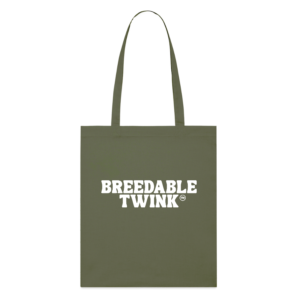 Breedable Twink™ | Kink Fetish Pride Bio-Stoffbeutel - Khaki