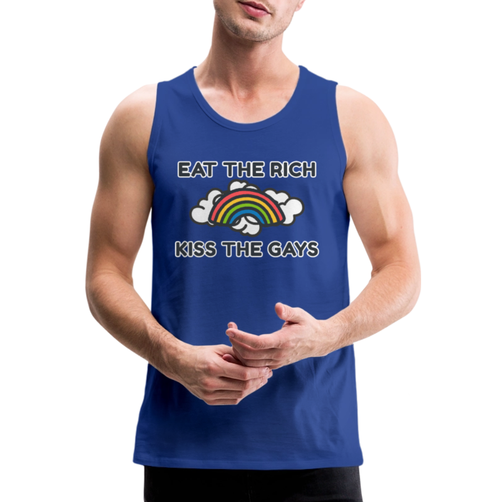 Eat the Rich, Kiss the Gays! Premium Tank Top - Königsblau