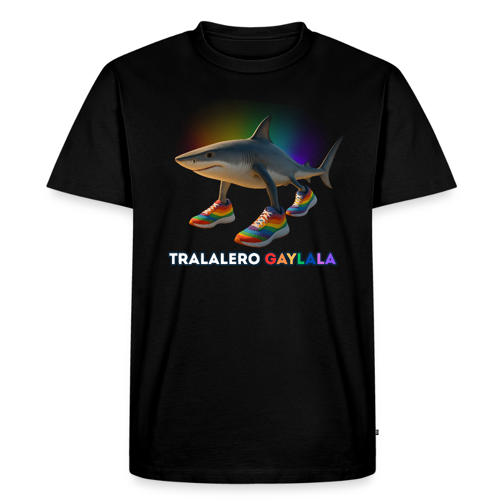Tralalero Gaylala Pride Premium T-Shirt - Schwarz